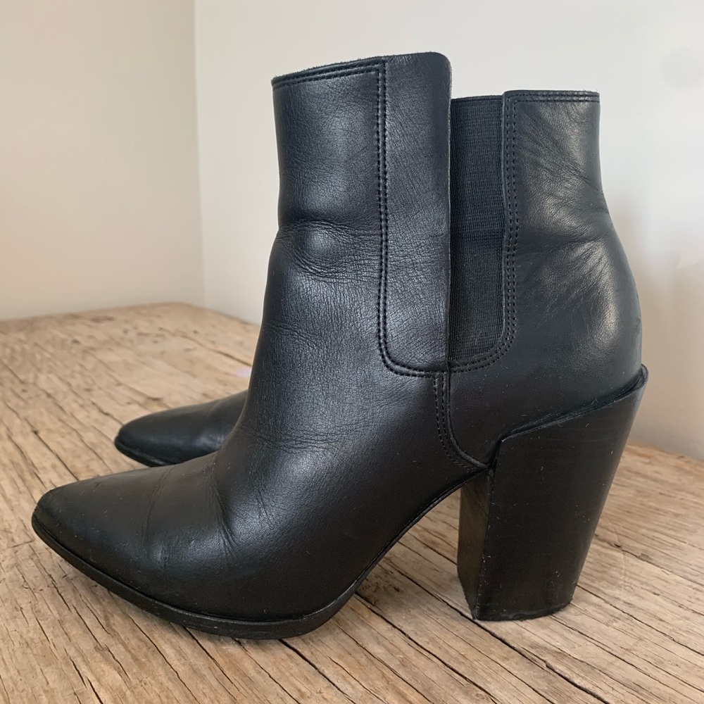 All Saints Senta Leather Bootie - Picture 2 of 6